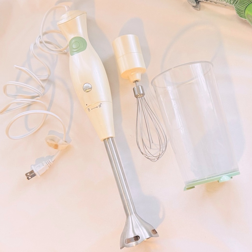 FOOD NETWORK Electric Immersion Blender & Whisk Set